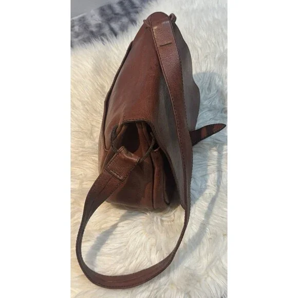 VTG 70s F.Clegg Genuine, Leather Shoulder Bag Purse Frank Clegg Boho Western - Picture 13 of 15